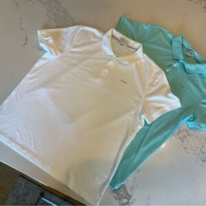 Calvin Klein polos (2) size L
